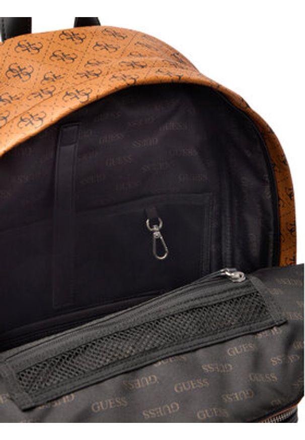 Guess Plecak Vezzola HMVZLA P2310 Brązowy. Kolor: brązowy. Materiał: skóra