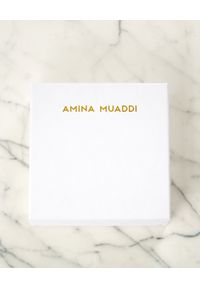 AMINA MUADDI - Bransoleta na kostkę z kryształami. Materiał: srebrne. Kolor: srebrny. Kamień szlachetny: kryształ #7
