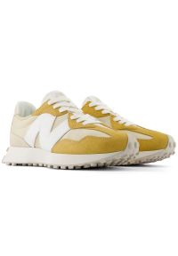 Buty New Balance unisex sneakersy U327FG beżowy. Okazja: na co dzień. Kolor: beżowy. Materiał: skóra, zamsz, syntetyk, guma, materiał. Szerokość cholewki: normalna #8