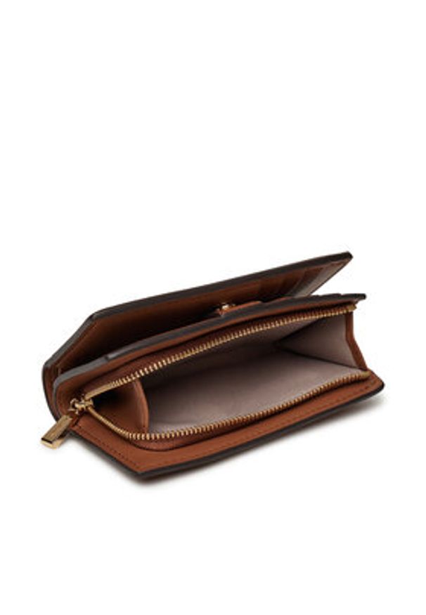 MICHAEL Michael Kors Duży Portfel Damski 32S5GYTZ2L Brązowy. Kolor: brązowy. Materiał: skóra