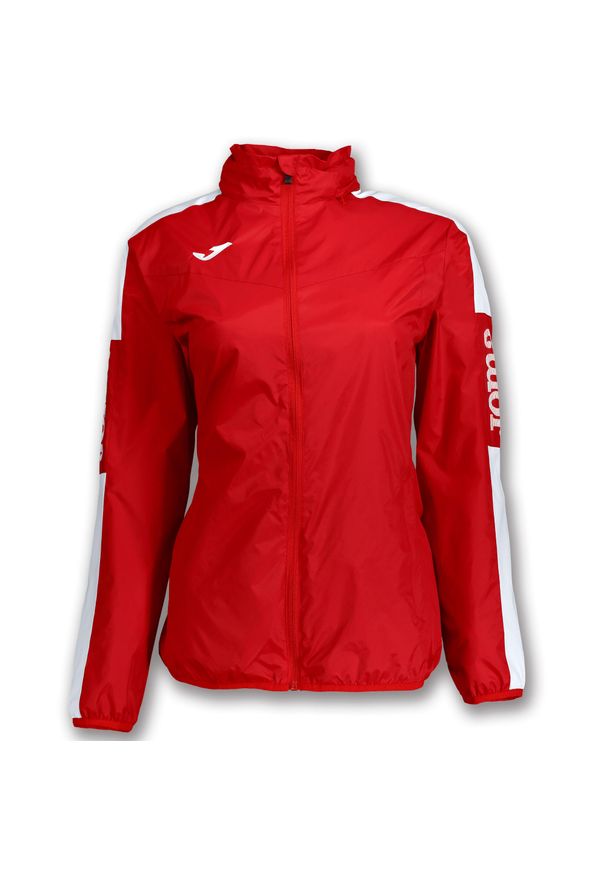 Kurtka damska Joma Rainjacket Championschip IV czerwono-biała L. Kolor: wielokolorowy, biały, czerwony