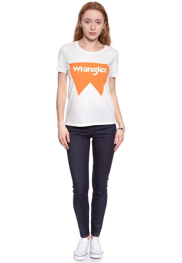 Wrangler - WRANGLER T SHIRT DAMSKI FESTIVAL TEE TANGERINE W7016EVUJ 112130893