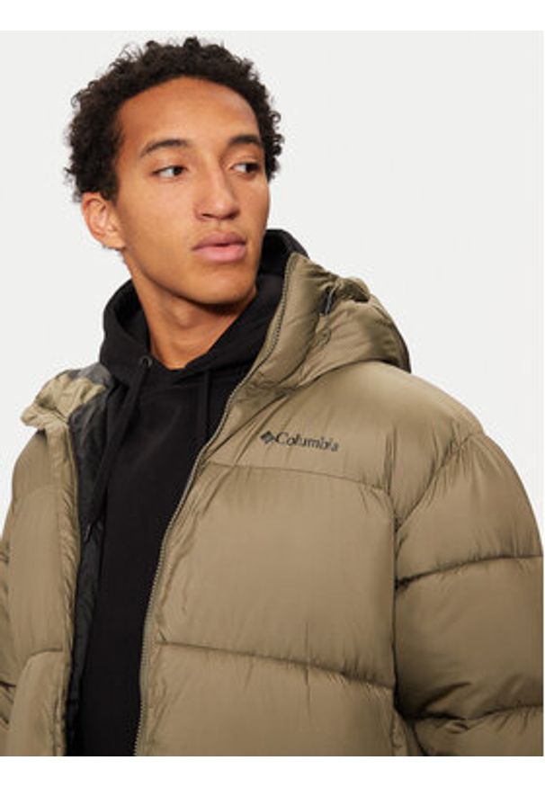 columbia - Columbia Kurtka zimowa Puffect™ 2086811 Khaki Regular Fit. Kolor: brązowy. Materiał: syntetyk. Sezon: zima
