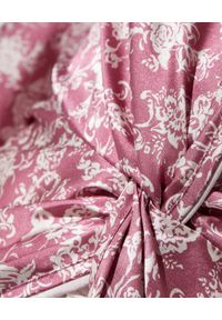 CAROLINE CONSTAS - Jedwabna różowa bluzka Romy. Kolor: różowy, wielokolorowy, fioletowy. Materiał: jedwab. Długość rękawa: długi rękaw. Długość: długie. Wzór: aplikacja, kwiaty. Styl: elegancki #5