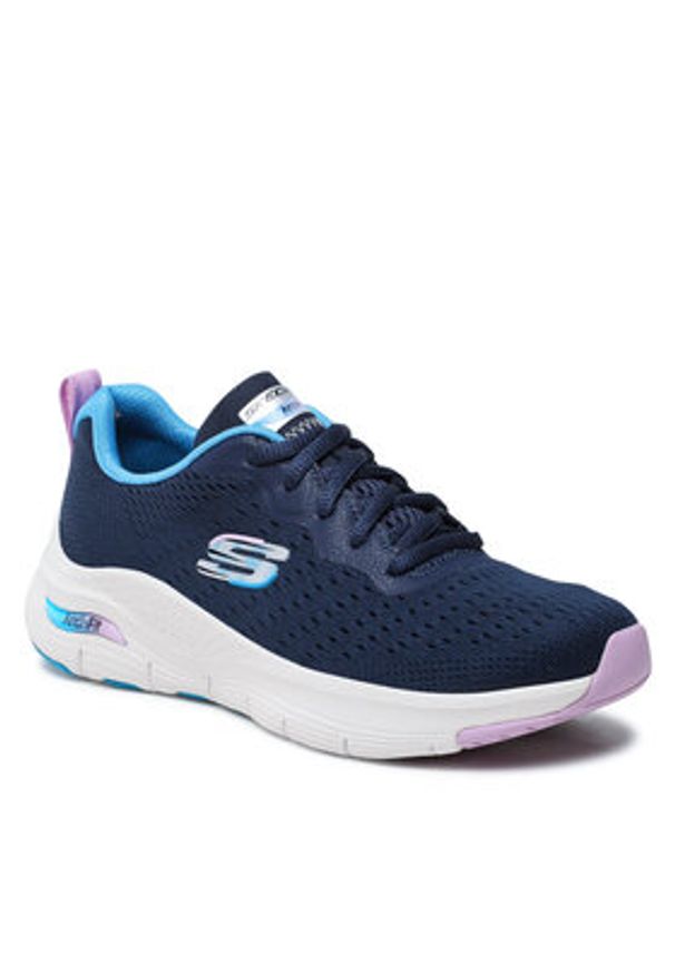 skechers - Skechers Sneakersy Infinity Cool 149722/NVMT Granatowy. Kolor: niebieski. Materiał: materiał