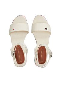 TOMMY HILFIGER - Tommy Hilfiger Espadryle T3A7-33283-1703100 S Biały. Kolor: biały