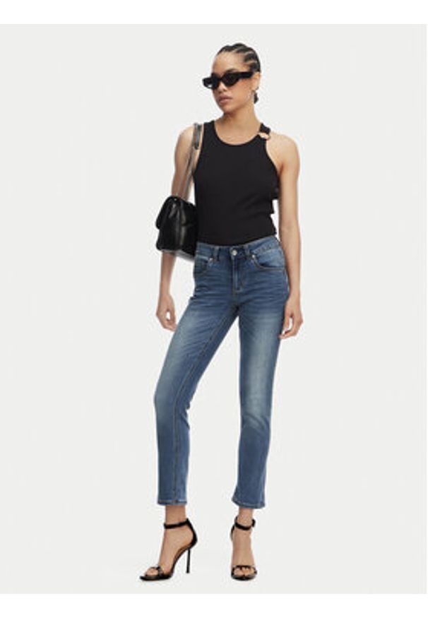 Liu Jo Jeansy UA6006 D0318 Granatowy Slim Fit. Kolor: niebieski