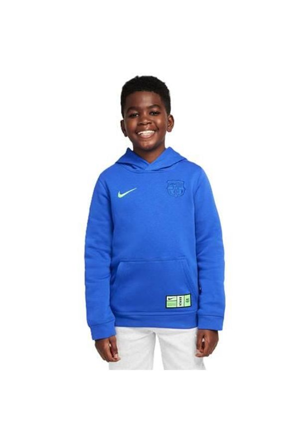 Bluza piłkarska chłopięca Nike FQ3449405. Typ kołnierza: kaptur. Kolor: wielokolorowy. Sport: piłka nożna