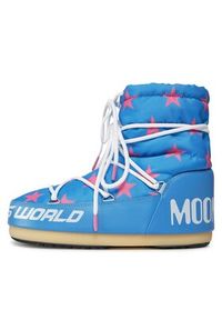 Moon Boot Śniegowce Light Low Stars 14601700001 Niebieski. Kolor: niebieski #5