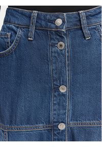 Guess Spódnica jeansowa W6GD09 D0702 Niebieski Regular Fit. Kolor: niebieski. Materiał: lyocell #4