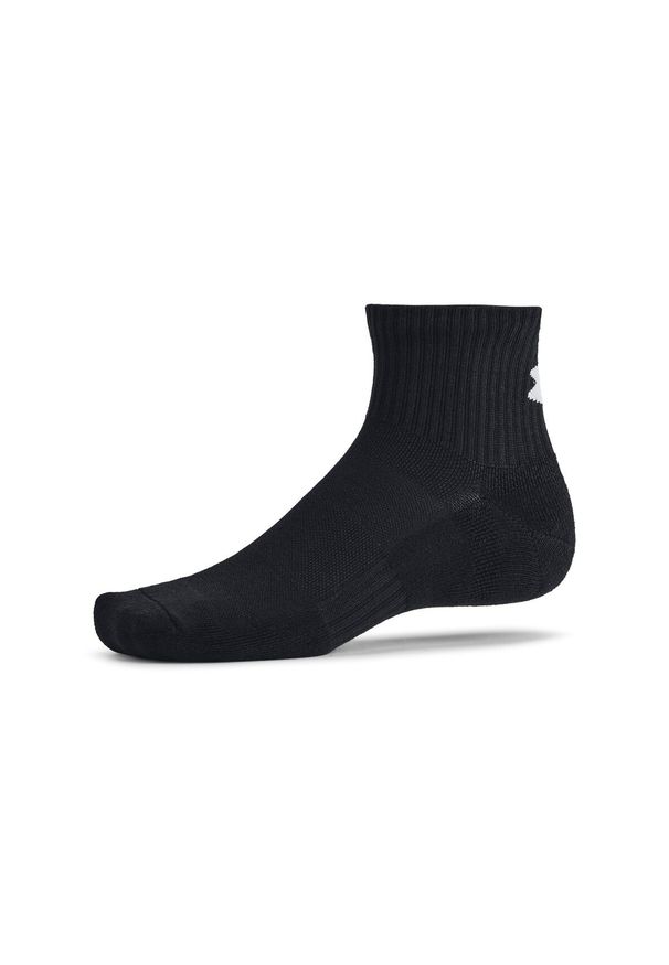 Under Armour UNISEX UA TC 3PK QTR Skarpety uniseks. Kolor: czarny. Materiał: materiał