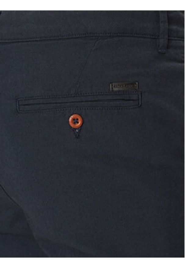 Jack & Jones - Jack&Jones Szorty materiałowe Marco 12269494 Granatowy Regular Fit. Kolor: niebieski. Materiał: bawełna