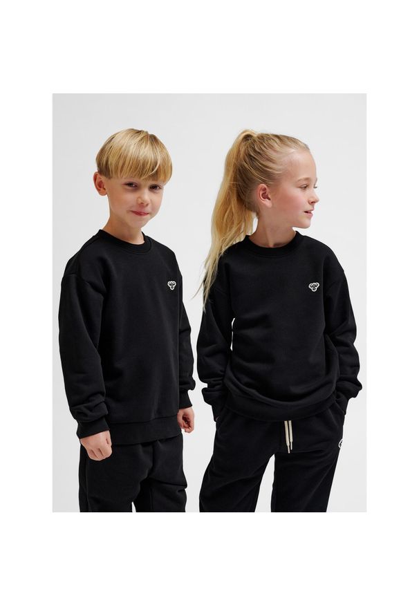 Bluza dziecięca Hummel Bee Loose. Kolor: czarny. Materiał: materiał