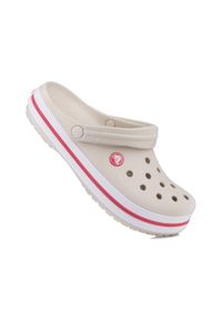 Sandały unisex na basen Crocs CROCBAND. Kolor: biały, czerwony, wielokolorowy, beżowy. Materiał: materiał, syntetyk