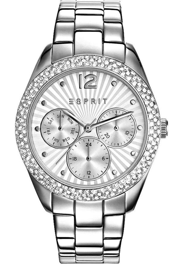 Zegarek Esprit Zegarek damski Esprit ES108952001 srebrny. Kolor: srebrny
