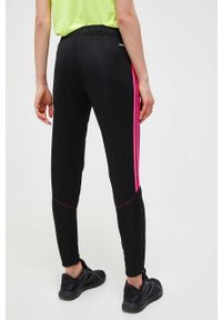 adidas Performance spodnie treningowe Tiro 23 kolor czarny z aplikacją. Kolor: czarny. Materiał: skóra, materiał. Wzór: aplikacja. Sport: fitness #2