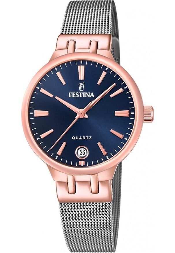 Zegarek damski Festina F20715-3 srebrny. Kolor: srebrny