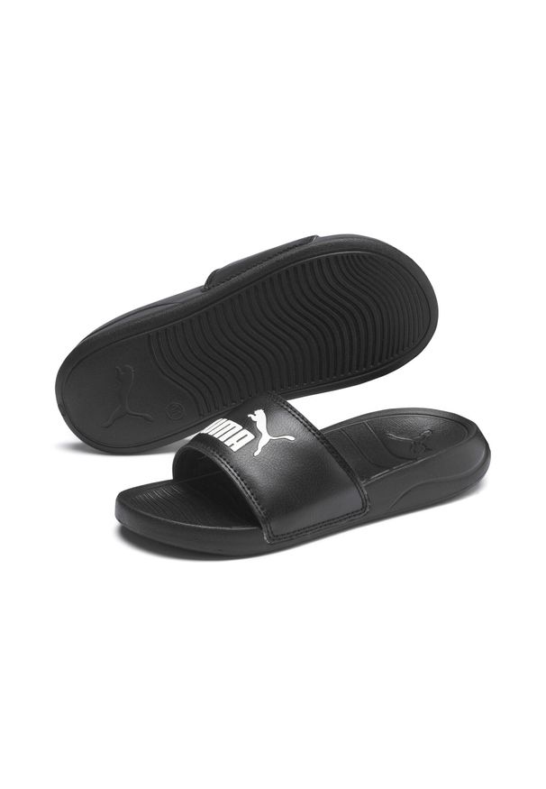 Buty treningowe dziecięce Puma Popcat 20 PS czarne. Okazja: na co dzień. Kolor: biały, wielokolorowy, czarny. Materiał: materiał, syntetyk. Styl: casual