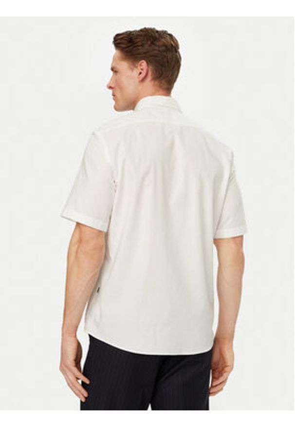 BOSS Koszula H-Liam 50560404 Biały Regular Fit. Kolor: biały. Materiał: bawełna