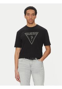 Guess T-Shirt Z4BI02 I3Z14 Czarny Regular Fit. Kolor: czarny. Materiał: bawełna