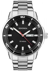 Zegarek Sekonda Zegarek męski Sekonda 30204 srebrny. Kolor: srebrny #1