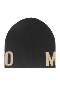 MOSCHINO Czapka 65165 M2997 Czarny. Kolor: czarny. Materiał: materiał #3
