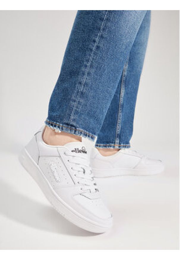 Ellesse Sneakersy Panaro Cupsole SHRF0560 Biały. Kolor: biały. Materiał: skóra