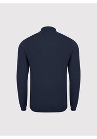 Pako Lorente - PAKO LORENTE – Granatowy półgolf męski. Kolor: niebieski. Materiał: poliamid, wiskoza. Wzór: gładki, ze splotem #7
