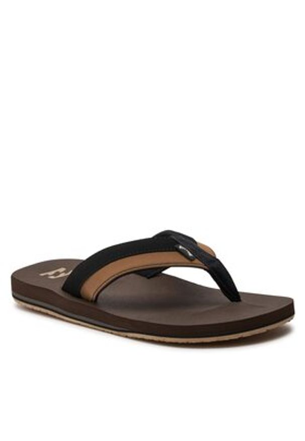 Billabong Japonki All Day Impact MFOT1BAD Brązowy. Kolor: brązowy. Materiał: skóra