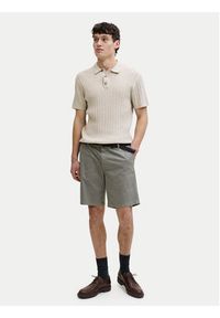 Jack & Jones Szorty materiałowe Ace Vance 12293005 Zielony ciemny Relaxed Fit. Kolor: zielony. Materiał: bawełna #2