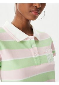 Juicy Couture Polo Juicy Puff JCGCT126015 Zielony Slim Fit. Typ kołnierza: polo. Kolor: zielony. Materiał: bawełna #4