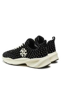 Tory Burch Sneakersy Good Luck Studded Trainer 161961 Czarny. Kolor: czarny. Materiał: zamsz, skóra #3