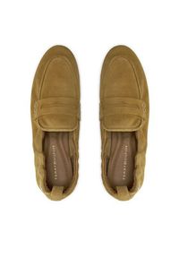 TOMMY HILFIGER - Tommy Hilfiger Lordsy Th Suede Moccasin FW0FW07714 Khaki. Kolor: brązowy #3