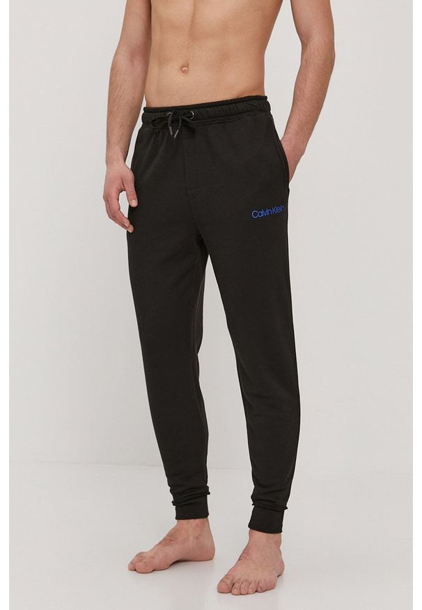 Calvin Klein Underwear - Spodnie. Okazja: na co dzień. Kolor: czarny. Materiał: dzianina. Styl: casual