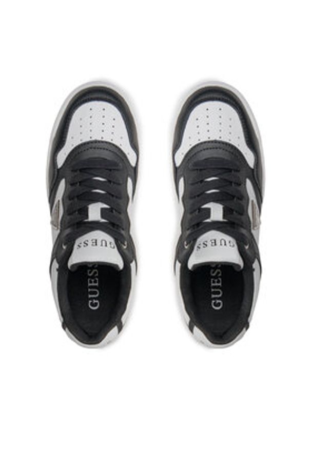 Guess Sneakersy FLJMR4 ELE12 Biały. Kolor: biały. Materiał: skóra