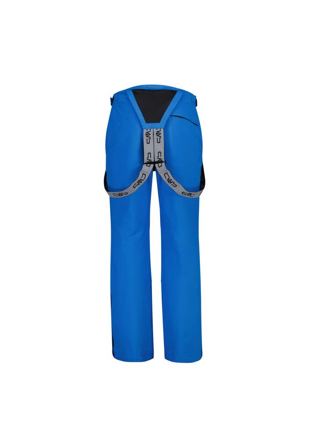 Spodnie narciarskie męskie CMP. Kolor: czarny, niebieski, wielokolorowy, biały. Sezon: zima. Sport: narciarstwo