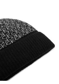 Calvin Klein Czapka Monogram Fold K60K612595 Czarny. Kolor: czarny. Materiał: wełna #5
