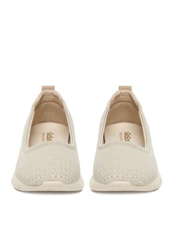 Go Soft Baleriny CEO-HY2007-1 Beżowy. Kolor: beżowy. Materiał: materiał