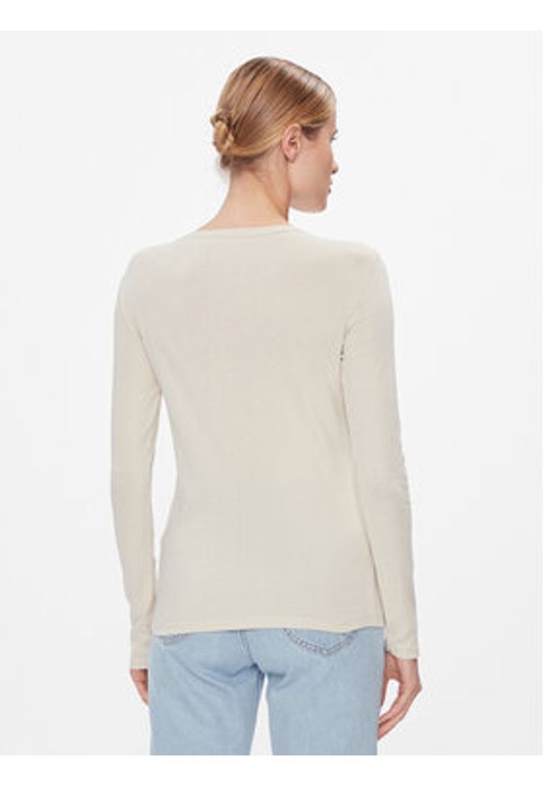 United Colors of Benetton - United Colors Of Benetton Bluzka 3GA2E16F9 Beżowy Regular Fit. Kolor: beżowy. Materiał: bawełna