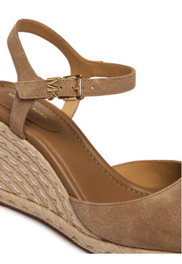 MICHAEL Michael Kors Espadryle Kenzie 40R6KZMS2S Beżowy. Kolor: beżowy. Materiał: zamsz, skóra