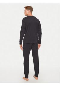 Jack & Jones - Jack&Jones Piżama Elton 12267003 Czarny Standard Fit. Kolor: czarny. Materiał: bawełna