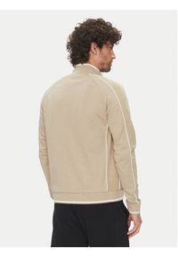 BOSS Bluza 50540792 Beżowy Regular Fit. Kolor: beżowy. Materiał: syntetyk, bawełna #5
