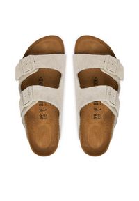 Birkenstock Klapki Arizona 1031645 Beżowy. Kolor: beżowy. Materiał: skóra, zamsz #6