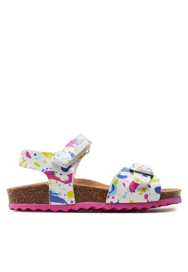 Geox Sandały J Adriel Girl J028MC 000HH C0563 M Biały. Kolor: biały