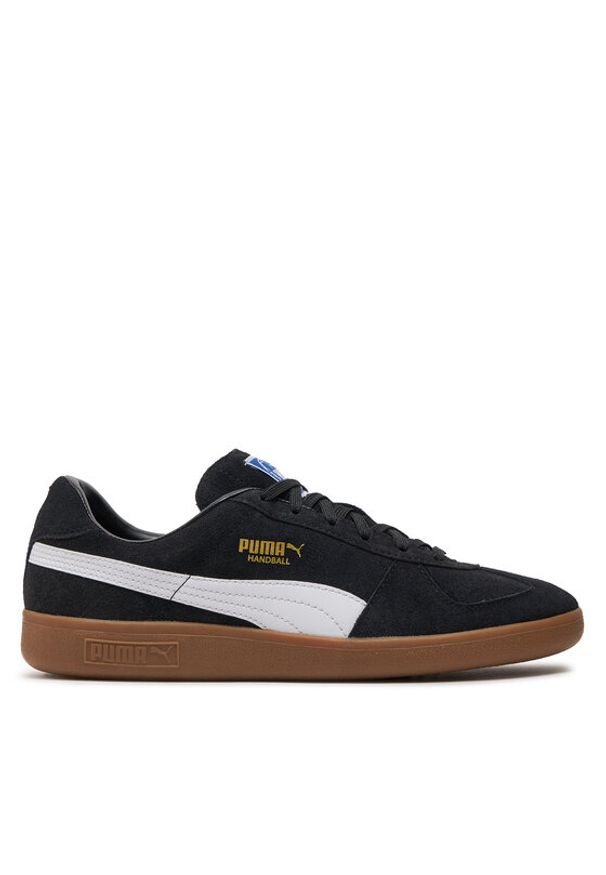 Puma Sneakersy Handball 106695-02 Czarny. Kolor: czarny. Materiał: skóra, zamsz. Sport: piłka ręczna