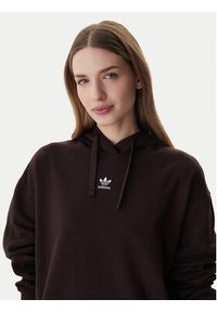 Adidas - adidas Bluza Essentials KC9145 Brązowy Oversize. Kolor: brązowy. Materiał: bawełna #3