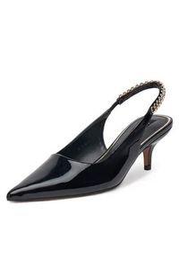 Nine West Sandały PXSH28-31 Czarny. Kolor: czarny. Materiał: skóra