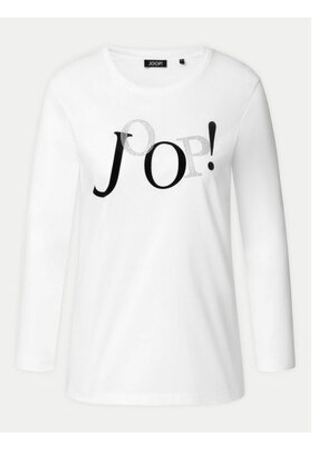 JOOP! Bluzka 58 JW244JE419-V 30044869 Biały Slim Fit. Kolor: biały. Materiał: bawełna