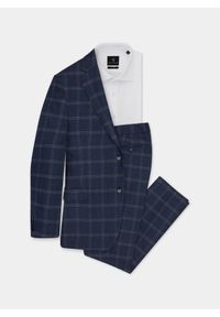 Pako Lorente - PAKO LORENTE – Granatowe spodnie garniturowe P21WF-6G-032-G. Kolor: niebieski. Materiał: poliester, elastan, wiskoza. Długość: długie. Styl: elegancki #2