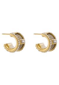 Guess Kolczyki JUBE05 391JW Złoty. Materiał: metalowe. Kolor: złoty